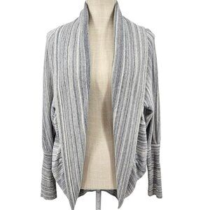 Wilfred Aritzia Diderot Sweater Open Front Cocoon Cardigan Gray Women's XS